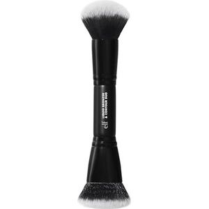 e.l.f. Camo Liquid Bronzer & Contour Duo Brush - Brush voor Gezicht Make-up - Synthetische Haartjes - Veganistisch en Dierproefvrij