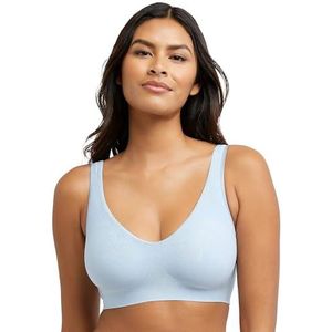Bali Comfort Revolution Wirefree Bra met slimme maten, ondoorzichtig, dames, Azteekse blauwe vlucht, L