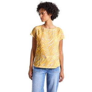 Street One - Dames Shirt - Geel - Met Patroon