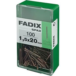 CAJA S 100 en CLAVO ACERO RODAPIE 1,5 x 20 mm FADIX