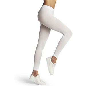 FALKE Dames Legging Pure Matt 50 DEN W LE Halfdoorzichtig eenkleurig 1 Paar, Wit (White 2209) nieuw - milieuvriendelijk, L