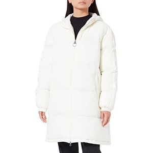 FILA Dames BERISLAV Long Padded Coat Jacket, Egret, M