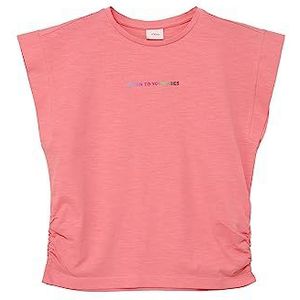 s.Oliver T-shirt voor meisjes, korte mouwen, rood, 176 cm