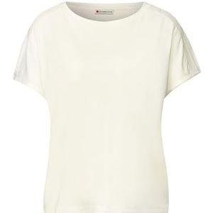T-shirt - Effen - Viscose - Ronde Hals - Kwartmouw - Normale Pasvorm
