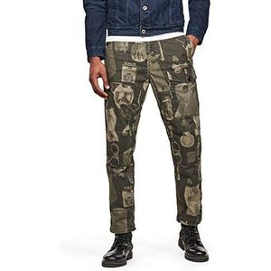 G-STAR RAW Torrick RelaxedG-Star Raw Casual broek voor heren, Torrick Relaxed, Dk Shamrock Mono Objects C313-b549, 30W x 30L