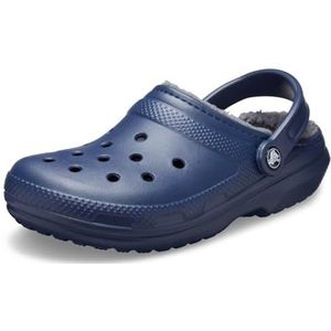 Crocs - Classic Gevoerde Klomp - Navy Houtskool - Croslite-schuim