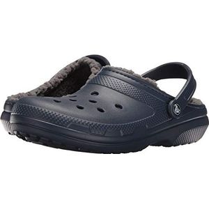 Crocs - Classic Gevoerde Klomp - Navy Houtskool - Croslite-schuim