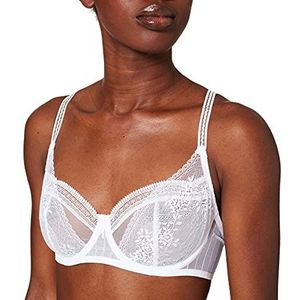 Passionata Demi Bra voor dames, wit, 75G