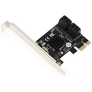KALEA - COMPUTE - PCIe-controllerkaart - 4 Poorten - SATA 3 6G - Chipset Marvell 88SE9215
