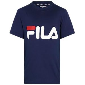 FILA Unisex Baia Mare Classic Logo T-Shirt, medieval blue, 122/128 cm