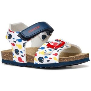 Geox - Chalki - Sandalen - Blauw - Synthetisch - Verstelbaar