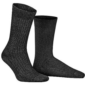 Hudson heren sokken pique fashion, zwart, 39-42 EU