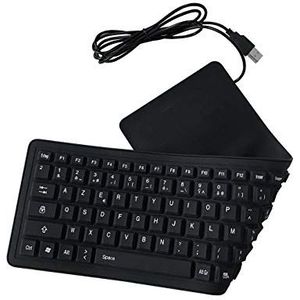 EMEBAY - USB Toetsenbord - Frans - Opvouwbaar - AZERTY - Siliconen - Waterdicht