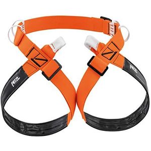 Petzl, Superavanti, Robuust En Licht Speleus Harnas, Oranje/Zwart, 1, Unisex-Volwassene