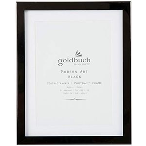 Goldbuch 960294 Portretlijst, Modern Art, voor 1 foto in het formaat 15 x 20 cm, metaal, zwart