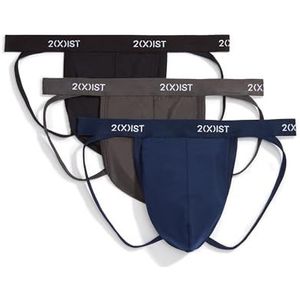 2(X) IST Micro Speed Dri Jock Strap 3-pack onderbroek voor heren (pak van 3) - multi - M
