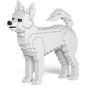 JEKCA Chihuahua 01S-M03 bouwstenenset, sculpturen van blokken, verzamelobject, perfect cadeau