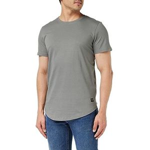 JACK & JONES Heren Basic T-Shirt Plus Size | Ronde hals Korte Mouw Shirt | Grote maten Shortsleeve JJENOA, Sedona Sage., 4XL