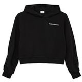 s.Oliver Sweatshirt voor meisjes met capuchon, zwart, 164 cm