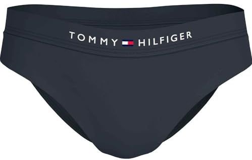 Tommy Hilfiger - Bikinibroekje - Blauw - 80% Gerecycled Nylon / 20% Elastaan
