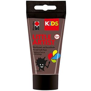 Marabu 03050002045 - KiDS Little Artist, kleur- en knutselverf, bruin, 75 ml, veganistisch, droogt snel, voor kinderen vanaf 3 jaar