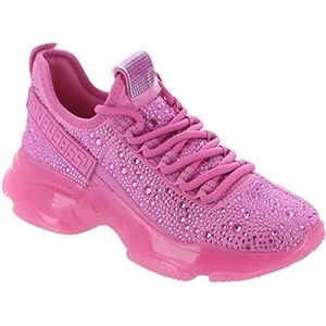 Steve Madden Dames Maxima Covertible Heuptas Crossbody, Roze Strass, 38 EU