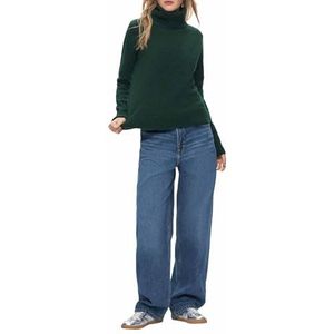 LTB Jeans Mayose Damestrui in donkergroen, gemaakt van polyester-wolmix, maat XS, donkergroen, XS