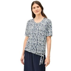 Universal - T-shirt - Blauw - Etskant-look - All-over Print