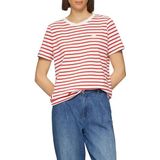 s.Oliver - T-Shirt - Gestreept - Casual Relaxte Pasvorm