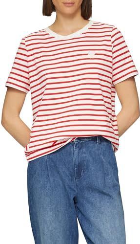 s.Oliver - T-Shirt - Gestreept - Casual Relaxte Pasvorm