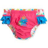 Playshoes Zwemluier voor meisjes, badluier, bloemenzee met uv-bescherming, meerkleurig (pink 18), 62/68 cm