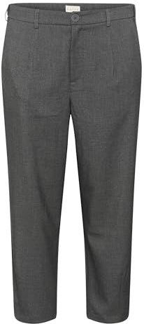 Pants Suiting Loose fit Dark Grey Melange