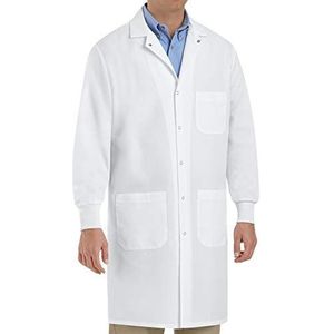 Red Kap Unisex Adult Kp70 Medical Lab Coat, White, Small US