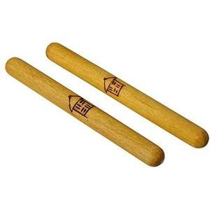 A-Star grote handgemaakte houten claves - 2st/paar - 23cm - Handheld Rhythm Sticks, houten percussie-instrument