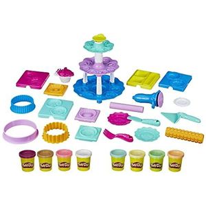 Play-Doh Kitchen Creations Bakery Creations Play Food Set met 8 niet-giftige Play-Doh kleuren, 2 oz blikjes