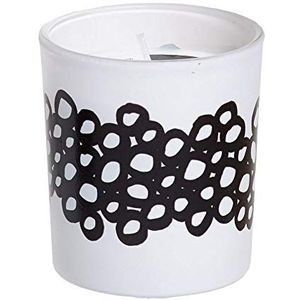 SPAAS Geurloze kaars in glas met patroon, ± 25 uur - Loops