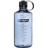 Nalgene Sustain Tritan BPA-vrije waterfles gemaakt van materiaal afgeleid van 50% plastic afval, 32 oz, smalle mond, grijs