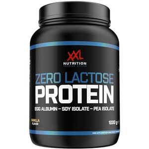 XXL Nutrition - Zero Lactose Protein - Eiwitpoeder lactosevrij, ProteÃ¯ne poeder, Eiwitshakes, Proteine Shakes, Whey ProteÃ¯ne, Eiwit - Vanille - 1000 gram