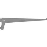 Element System 18133-00014 PRO-drager plankdrager 1 rijen / 2 stuks / 7 afmetingen / 3 kleuren/L = 35 cm/wit aluminium/voor rekken/wandrail