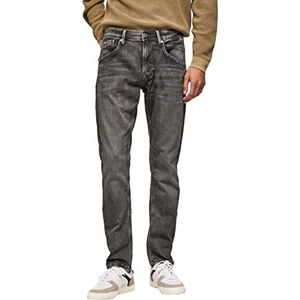 Pepe Jeans Track Jeans voor heren, Grijs (Denim-Uf9), 28W / 32L