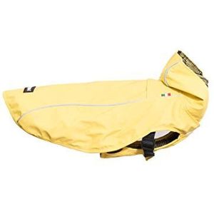 CHIARA SCOTTY mackintosh met harnas CHJ-Y1811YE-XS-CHIARA-regenjas, regencape (maat: XS, materiaal: 100% polyester, sportief, waterdicht, harnas binnenin), Geel