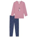 SCHIESSER - Nachtkledij - Beige - 2-delig - Lang/maxi