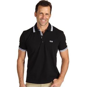 BOSS Mens Paddy Polo Shirt, Black, Small US