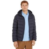 Tommy Hilfiger - Gewatteerde Jas - Blauw - Nylon - Waterafstotend