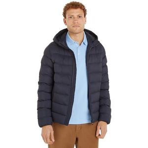 Tommy Hilfiger - Gewatteerde Jas - Blauw - Nylon - Waterafstotend