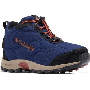 Columbia Firecamp Mid 2, waterdichte schoenen voor kinderen, Blauwe schaduw Rustig, 32 EU