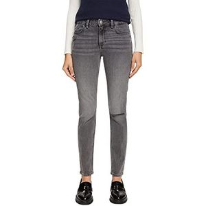 edc by ESPRIT Dames Jeans, 922/Grey Medium Wash, 33W x 28L