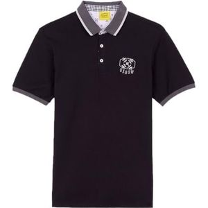 OXBOW P0NACHEM Poloshirt met korte mouwen, piqué, zwart