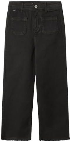 Pepe Jeans - Nania - Capri Broek - Zwart - Voor Meisjes - 4 Jaar