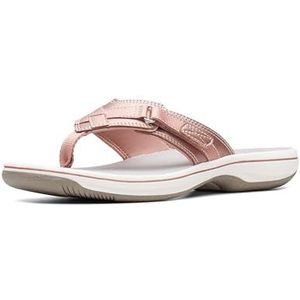 Clarks Breeze Sea Teenslippers voor dames, 5